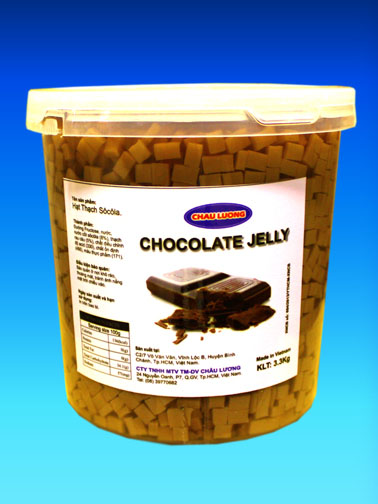 Thạch Chocolate Đen - Châu Lương 3,3Kg