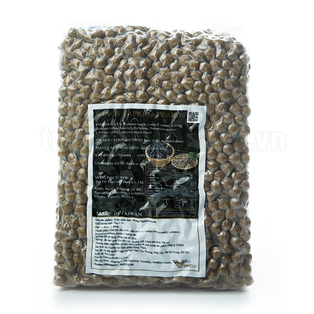 Trân Châu Caramel Đài Loan - Wings 3KG