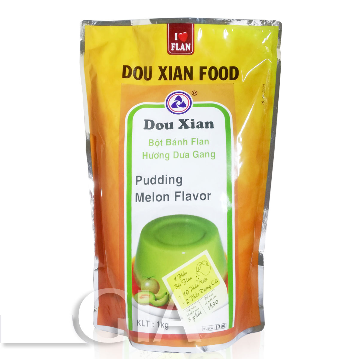 Bột Pudding Dưa Lưới - Dou Xian 1Kg