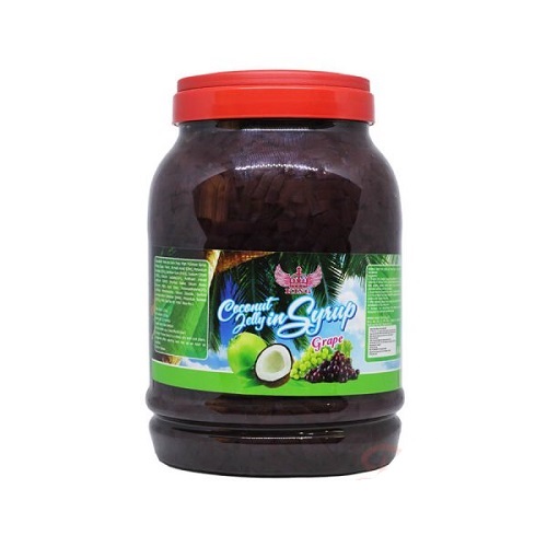 Thạch Dừa Nho Đen - King 4Kg