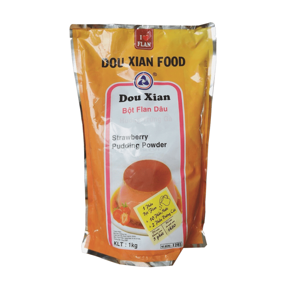 Bột Pudding Dâu - Dou Xian 1Kg