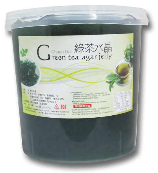 Thạch Agar Trà Xanh - Đài Loan 3Kg