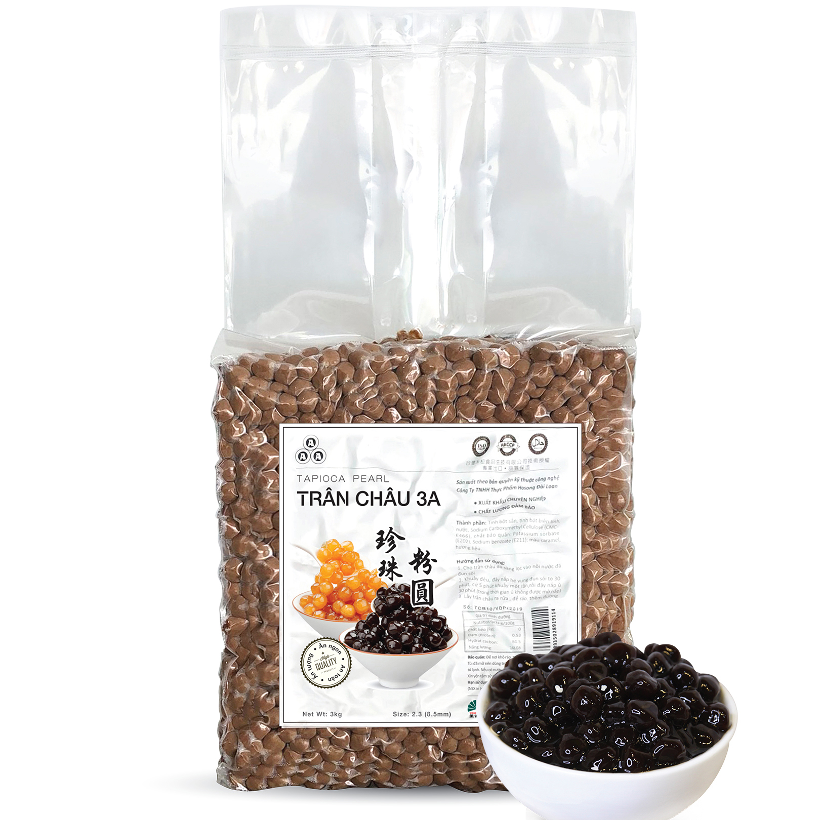 Trân Châu Caramel 3A - Wonderful 3Kg