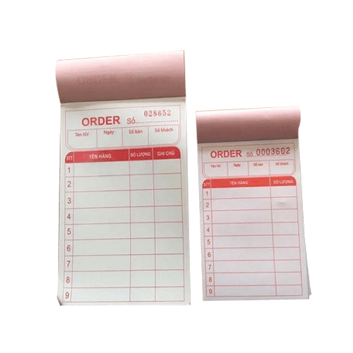 Hóa Đơn Order 02 Liên