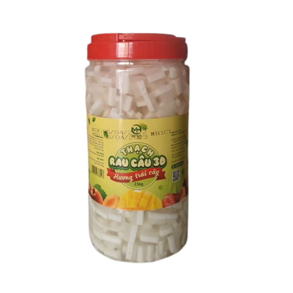 Thạch Rau Câu 3D Dừa - Minh Hạnh 2,5kg