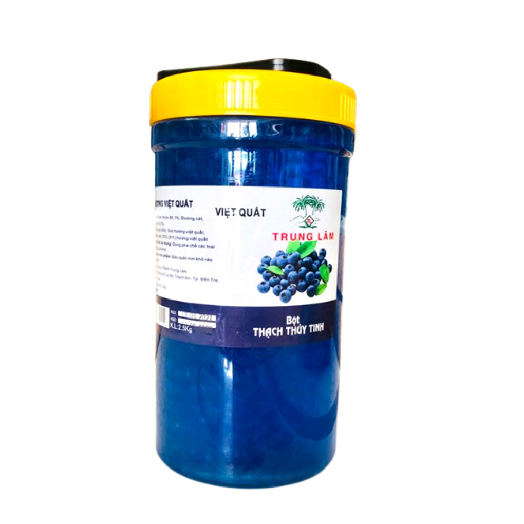 Thạch Thủy Tinh Hương Việt Quất - Trung Lâm 2,5kg