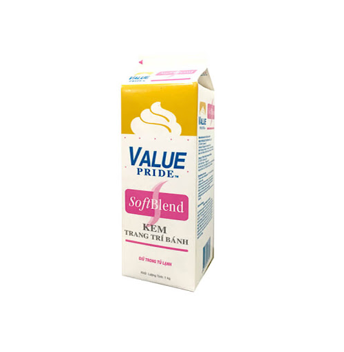 Kem Topping - Value (Hồng) 1Kg