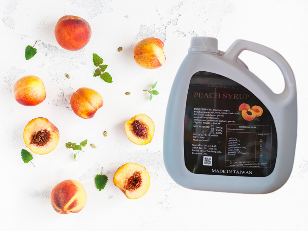  Syrup Hương Đào - Wing 2,5Kg